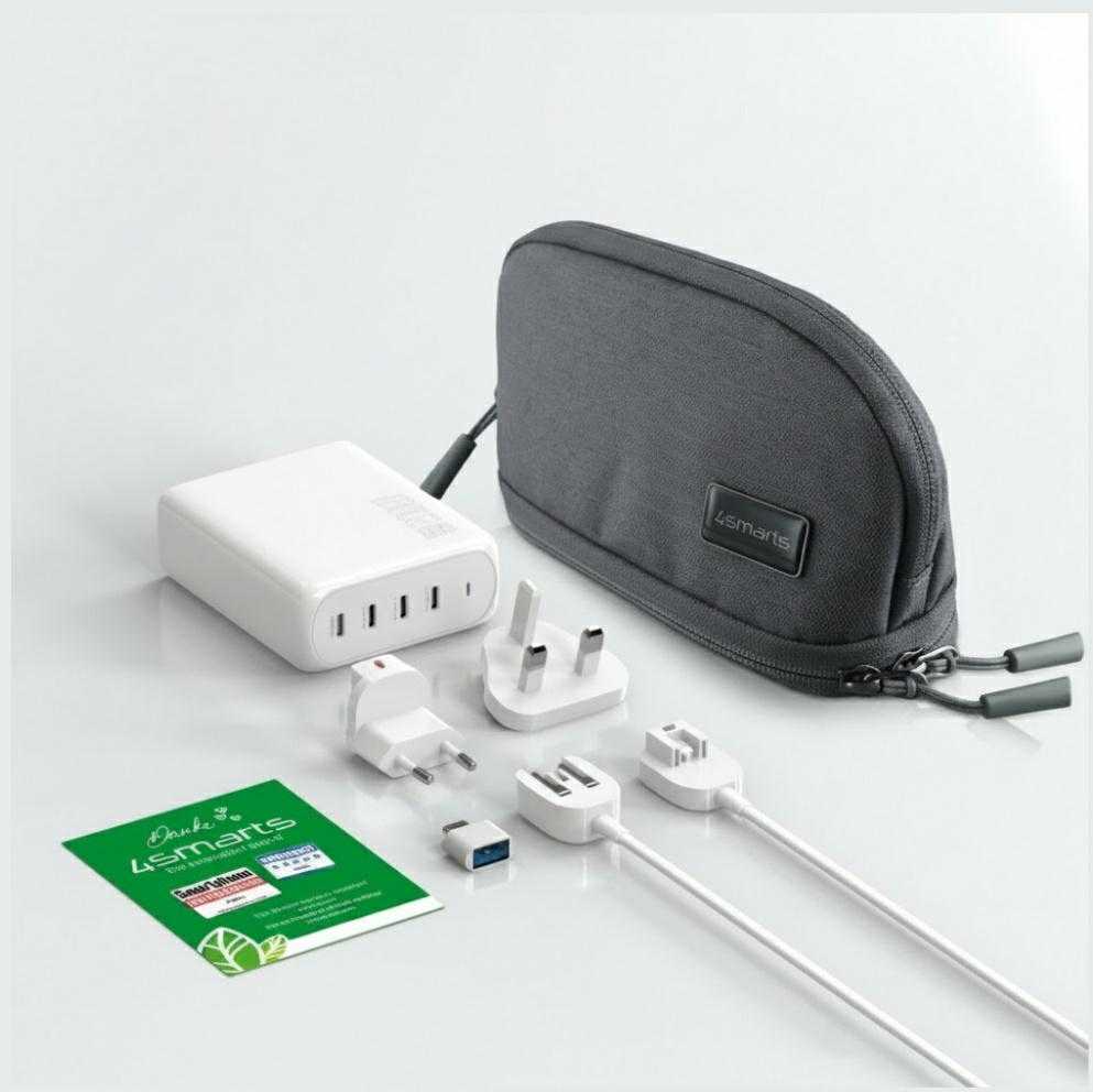 Įkroviklis 4smarts GaN Flex Pro Sieciowa 4 USB-C 200 W (545200)