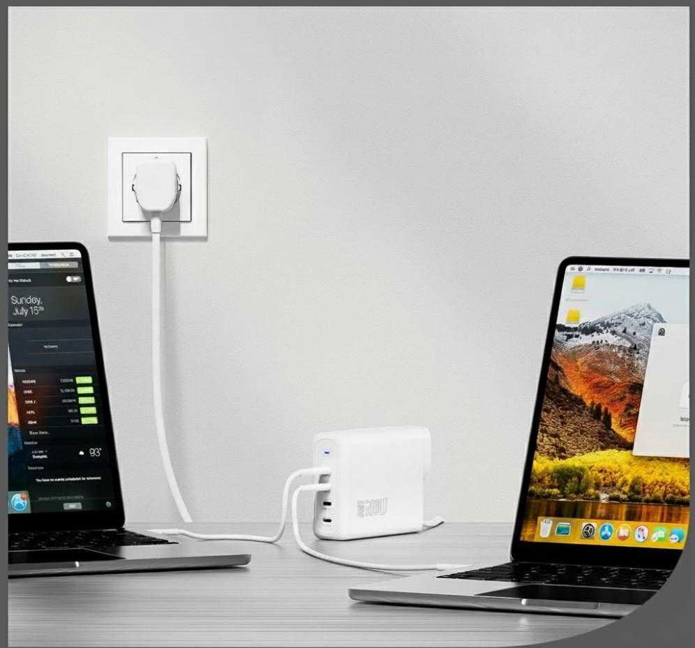 Įkroviklis 4smarts GaN Flex Pro Sieciowa 4 USB-C 200 W (545200)