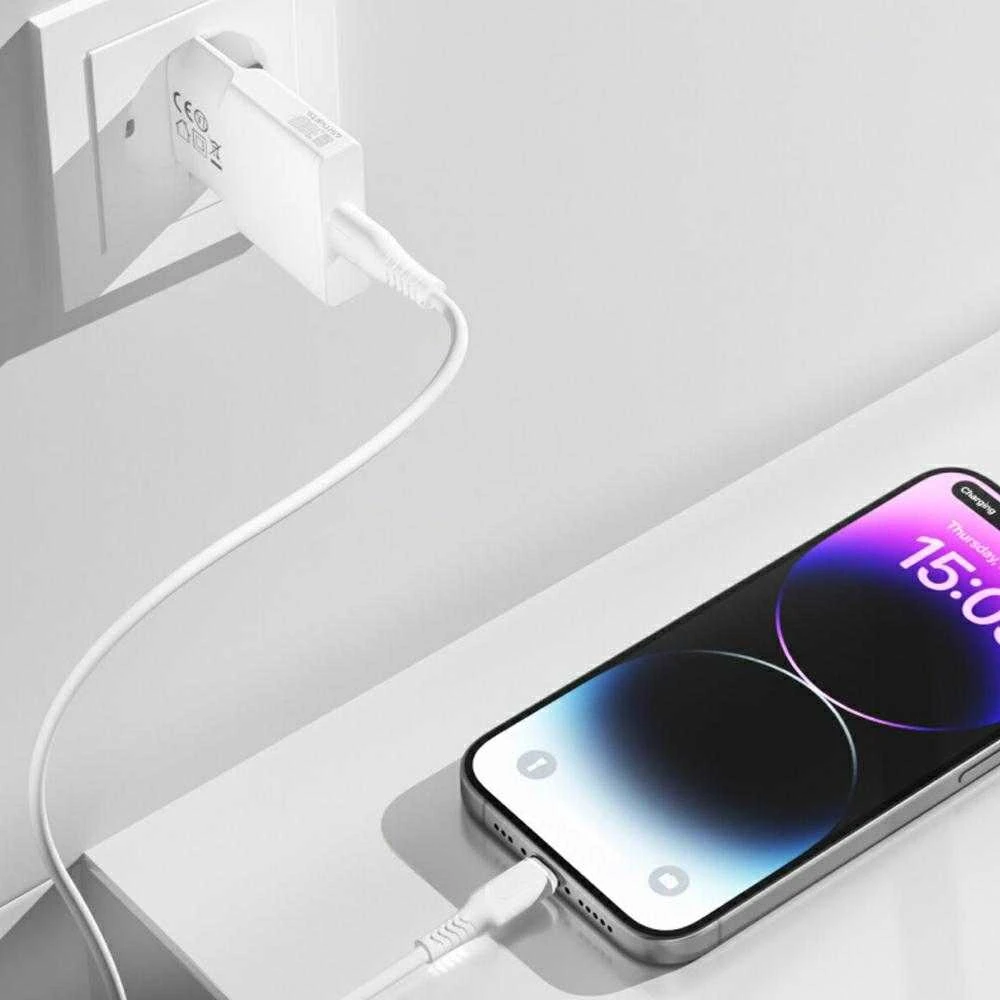 Įkroviklis 4smarts PDPlug Slim GaN 1x USB-C 30W Baltas (541124)