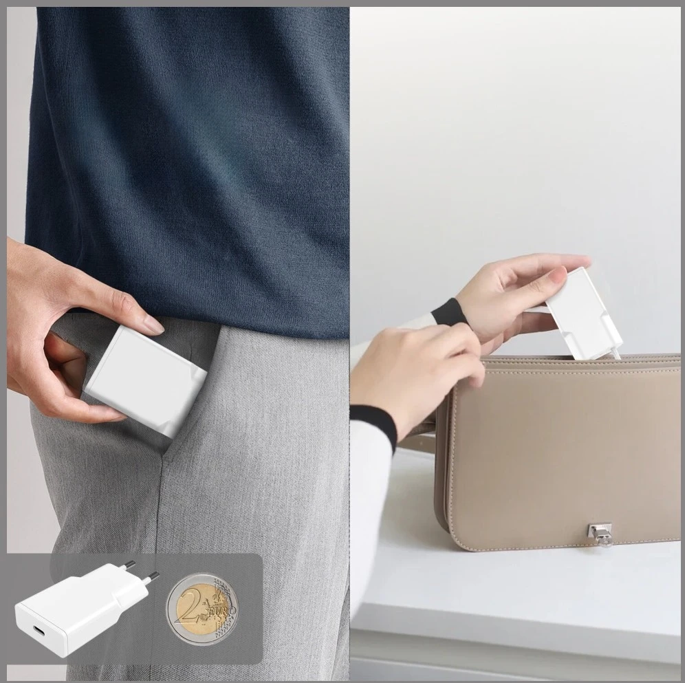 Įkroviklis 4smarts PDPlug Slim GaN 1C 20W Baltas (541120)