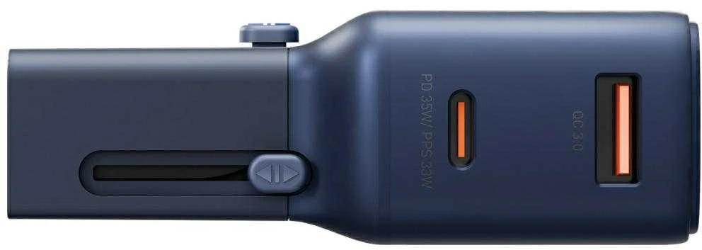 Energea TravelGo adapteris su USB-C ir USB-A jungtimis
