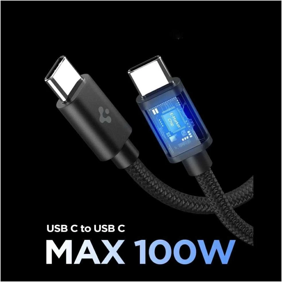 Spigen EE451EU Essential USB-C 45W Wall Charger - Juodas
