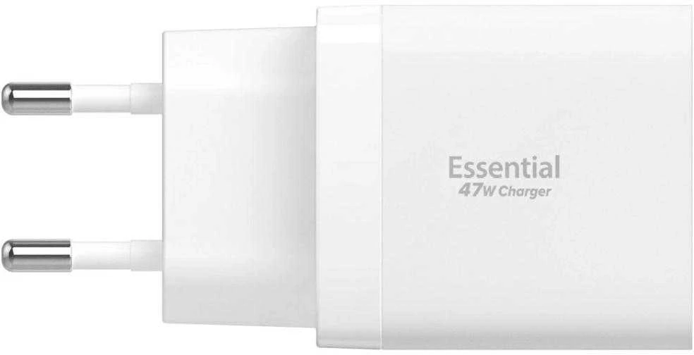 Įkroviklis Spigen Essential 47W Wall Charger EE472EU, baltas