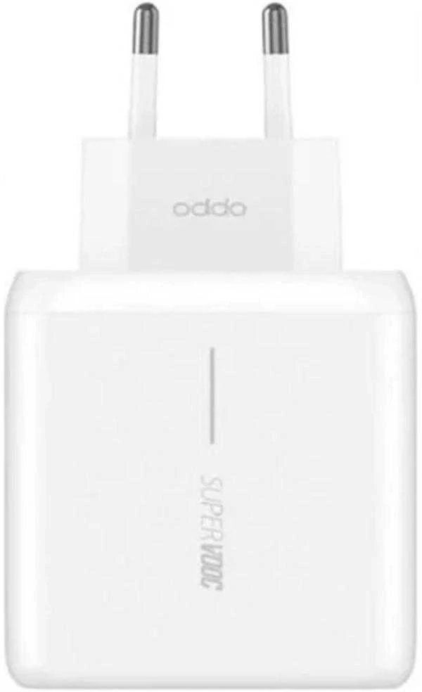 OPPO SuperVOOC originalus įkroviklis C tipo VCA7JFEH 65W baltas blisteryje