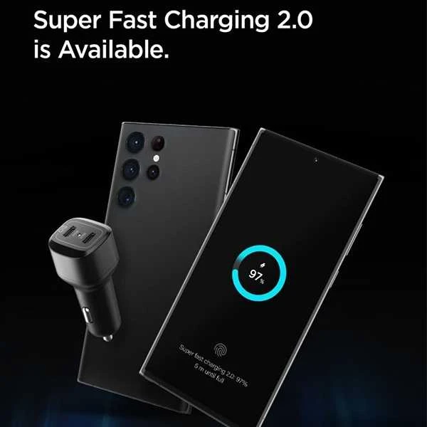 Įkroviklis Spigen PC2200 2x USB-C (ACP04581)