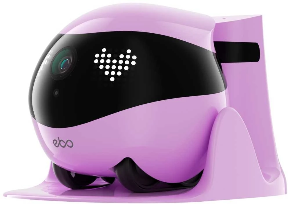Enabot - EBO AIR 2 - namų, mobilus stebėjimo robotas (rožinė)