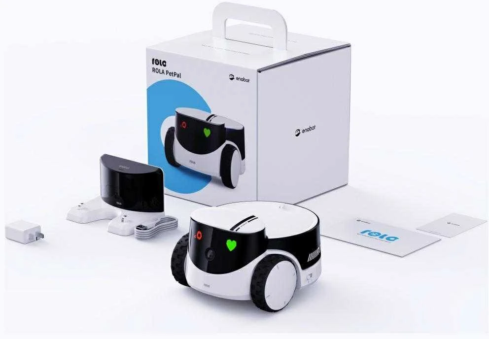 Enabot | Šeimos roboto IP kamera | ROLA PetPal