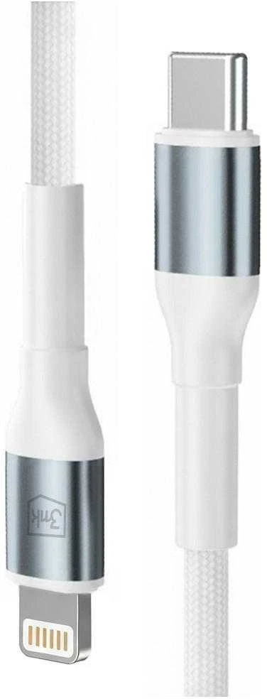 3Mk Protection 3mk Hyper Cable N-SERIES USB-C / Lightning 50cm PD 3.0 9V/3A 27W - baltas