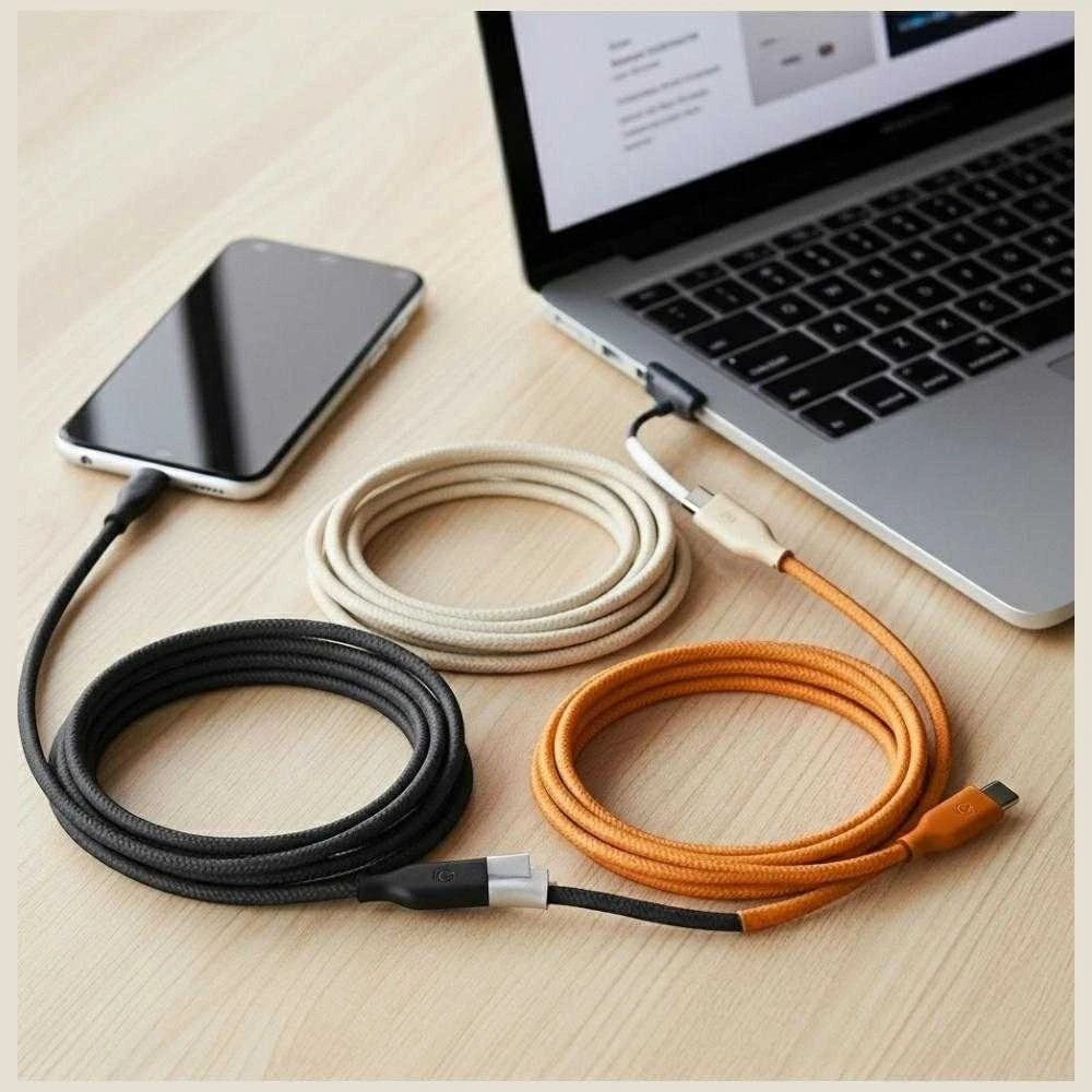 Energea Helix 60 Magnetic USB-C į USB-C Kabelis 480Mbps 60W 1.5m rožinės spalvos