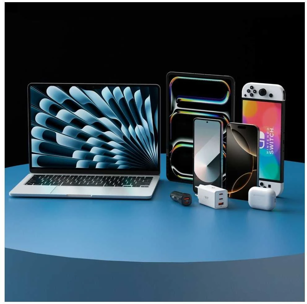Spigen EB6020CC 60W Cable + USB-C / USB-C Cable 200 cm - Juodas