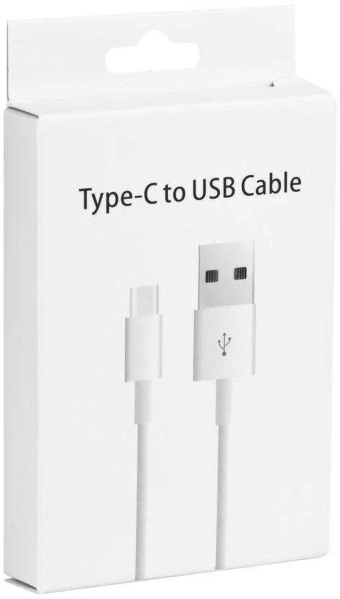 OEM kabelis USB A į C tipo 3.0 2A HD2 dėžutė 1 m baltas