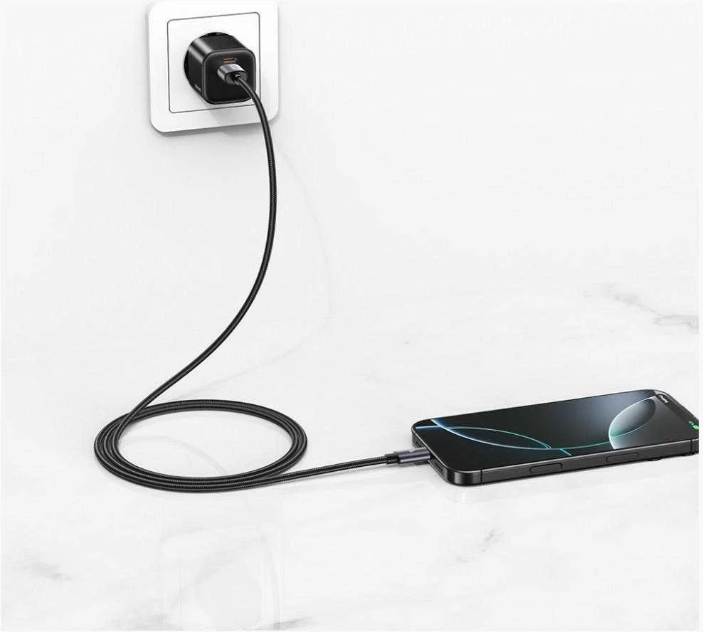 Kabelis USAMS U91 18W USB-C skirtas USB-A 1m tarnish