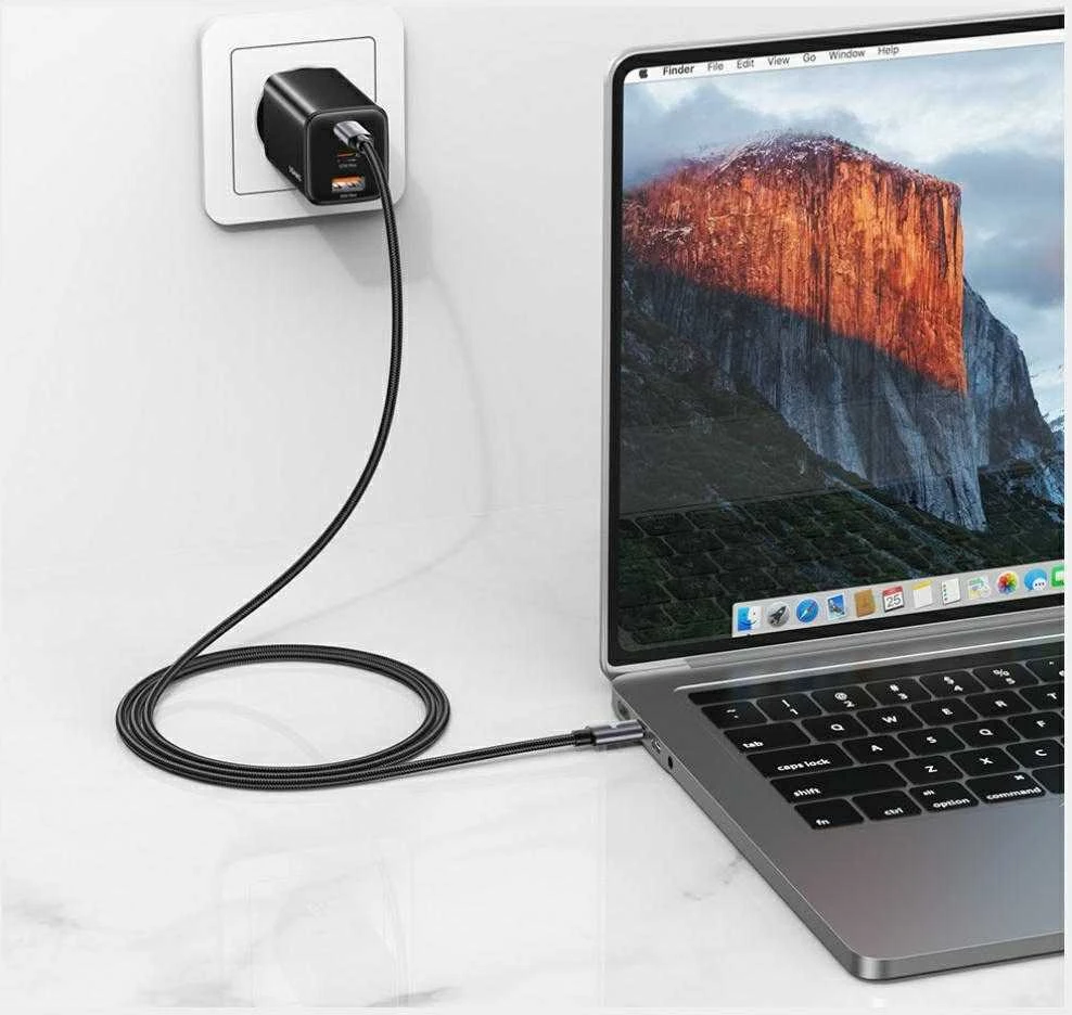 Kabelis USAMS U91 60W USB-C į USB-C 1m, tamsinimui