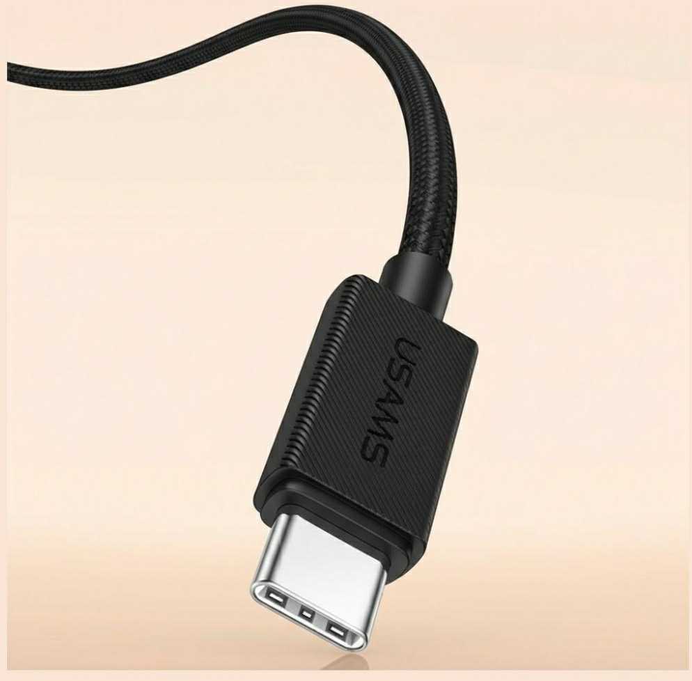 USAMS U92 30W USB-C į Lightning kabelis 1.2m juodas