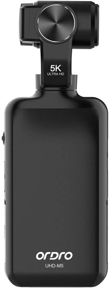 Ordro Pocket M5 3-Axis Gimbal Camera, 5K, for Vlogging and YouTube – juodos spalvos