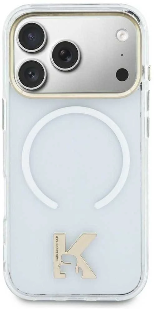 Dėklas Karl Lagerfeld IML K Head Logo MagSafe Case for iPhone Air - Clear