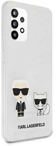 Karl Lagerfeld KLHCA32CKTR A326 A32 5G kietas dėklas, skaidrus Karl & Choupette