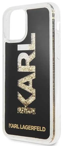 Karl Lagerfeld telefono dėklas Glitter Karl Logo iPhone 11 Pro