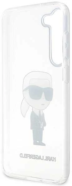Karl Lagerfeld KLHCS23MHNIKTCT S23+ S916skaidrus kietas dėklas Ikonik Karl Lagerfeld