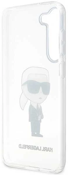 Karl Lagerfeld dėklas, skirtas Samsung Galaxy S23 KLHCS23SHNIKTCT permatomas HC IML NFT Ikonik