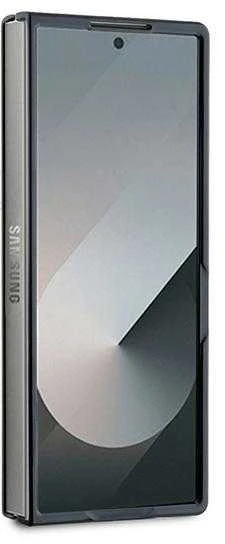 Karl Lagerfeld PU Saffiano Monogram Karl Head Samsung Galaxy Z Fold6 dėklas telefonui juodos spalvos