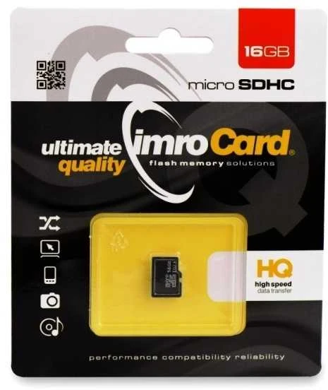 IMRO atminties kortelė Micro SD 16GB