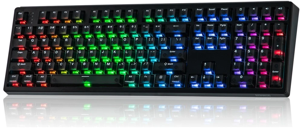 Klaviatūra mechaninė Epomaker HE108 Jade HE Switch juoda-kreminė/juodas-creamy