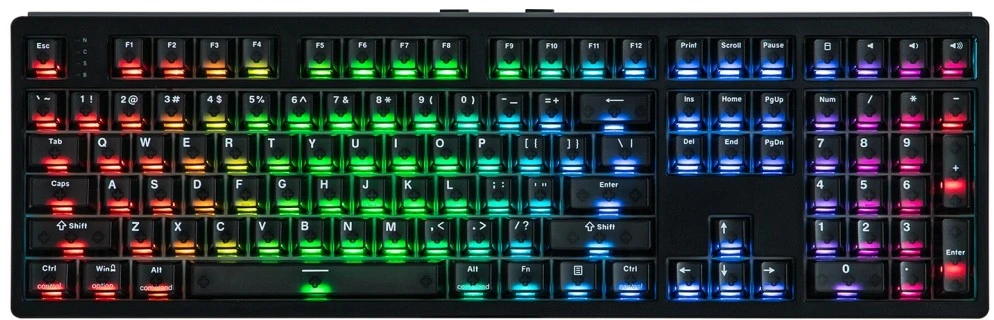 Klaviatūra mechaninė Epomaker HE108 Jade HE Switch juoda-kreminė/juodas-creamy