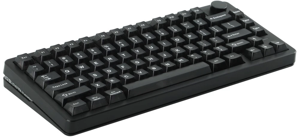 Klaviatūra mechaninė Epomaker HE75 V2 Jade HE Switch juoda-kreminė/juodas-creamy