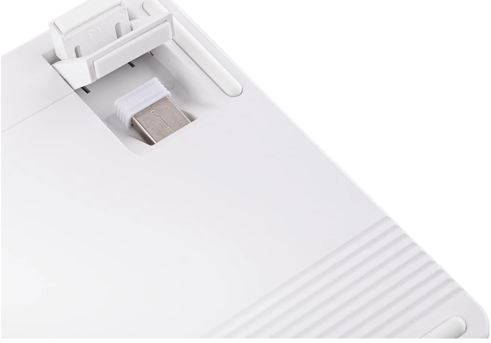 Klaviatūra mechaninė Epomaker HE75 V2 Jade HE Switch balta-kreminė/baltas-creamy