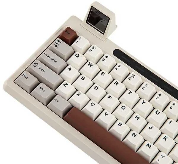 Klaviatūra Epomaker RT65 (Balta/Pilka)