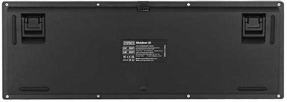 Klaviatūra mechaninė Epomaker Shadow-X Flamingo Switch juodai-sidabrinis/juodas-sidabrinis