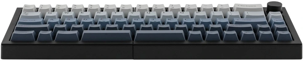 Klaviatūra mechaninė Epomaker Split 65 Switch juoda-flamingi/juodas-flamingo