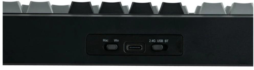 Klaviatūra mechaninė Epomaker TH80 V2 Pro Silent V2 Switch juoda-sea salt/juodas-sea salt