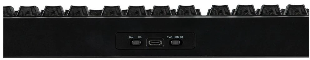 Klaviatūra mechaninė Epomaker TH80 V2 Jade Switch juoda-pilka-kreminė/juodas-pilkas-creamy