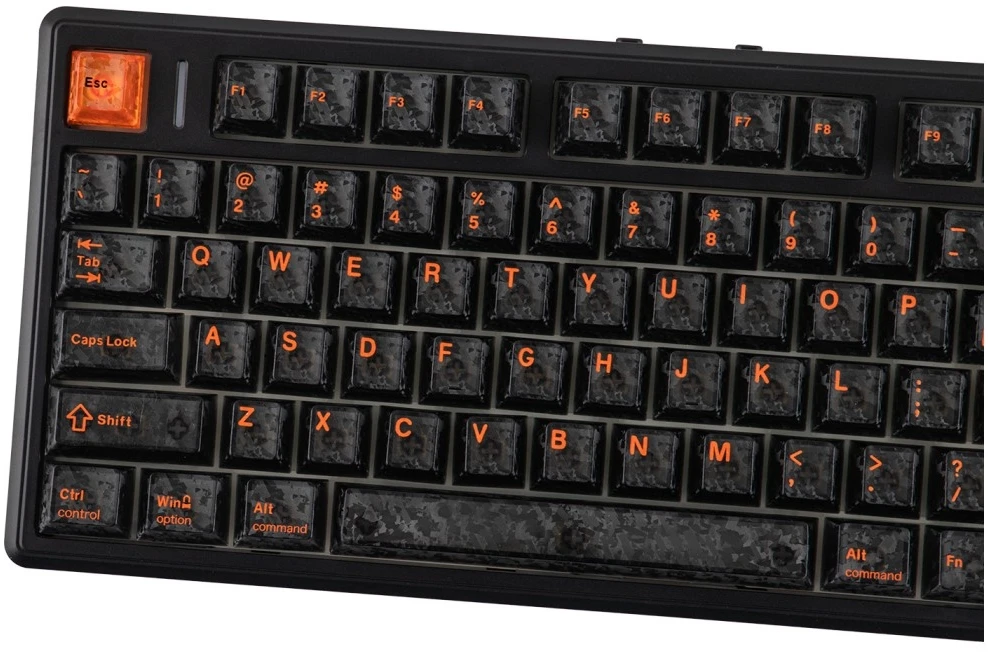 Klaviatūra mechaninė Epomaker TH80 V2 Jade Switch juoda-pilka-kreminė/juodas-pilkas-creamy