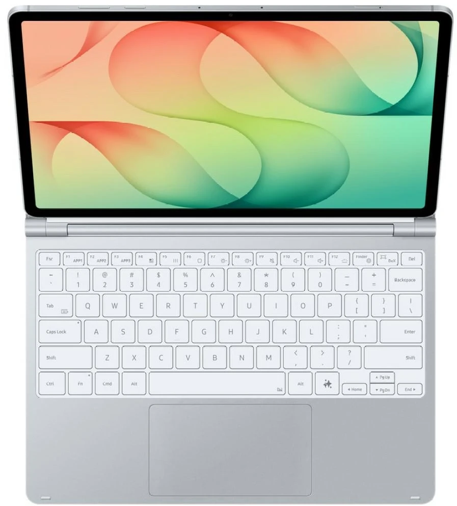 Klaviatūra Samsung Pro Keyboard do Galaxy Tab S12+ sidabrinė