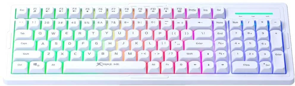 Klaviatūra žaidimams XTRIKE ME KB-309 WH balta