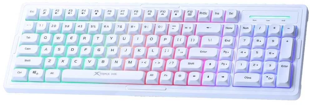 Klaviatūra žaidimams XTRIKE ME KB-309 WH balta