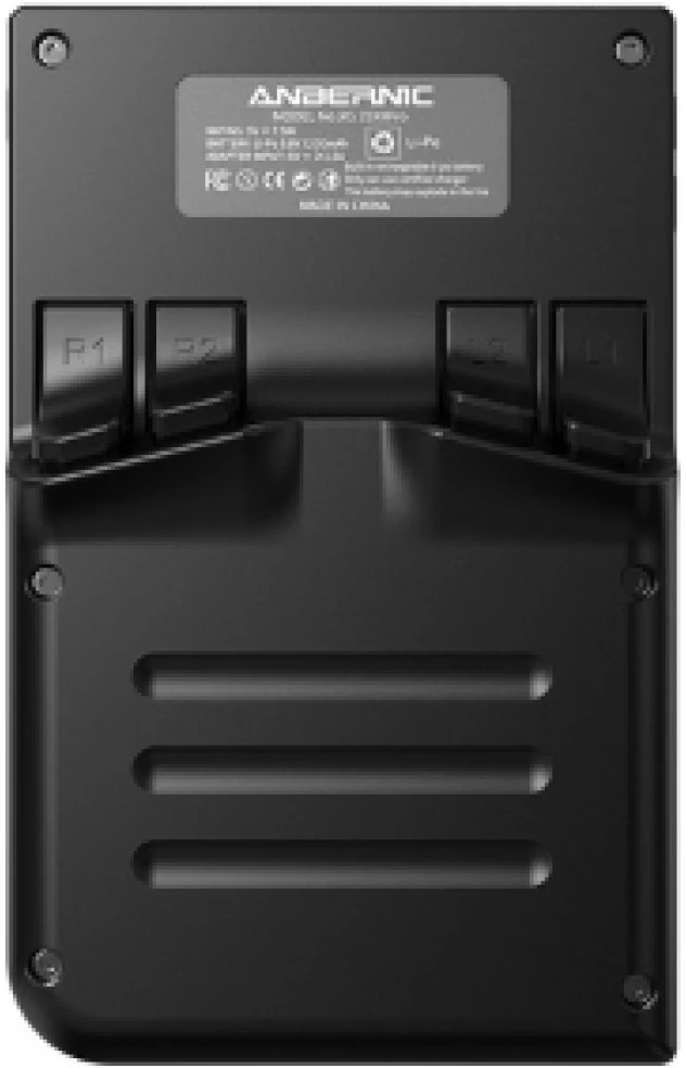 „Anbernic RG35XX Pro“ nešiojama žaidimų konsolė su 64 GB SD kortele, juoda