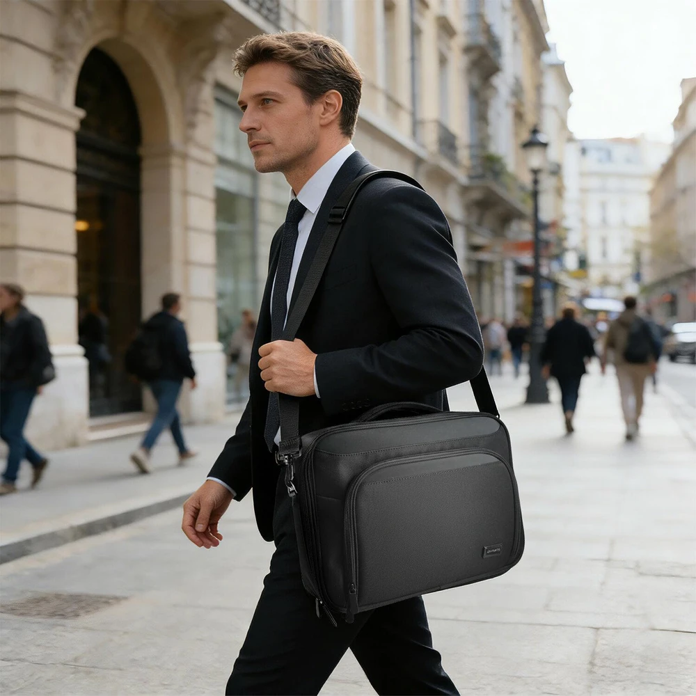 Krepšys na laptopa 4smarts Target Eco Clamshell 15-16" juoda