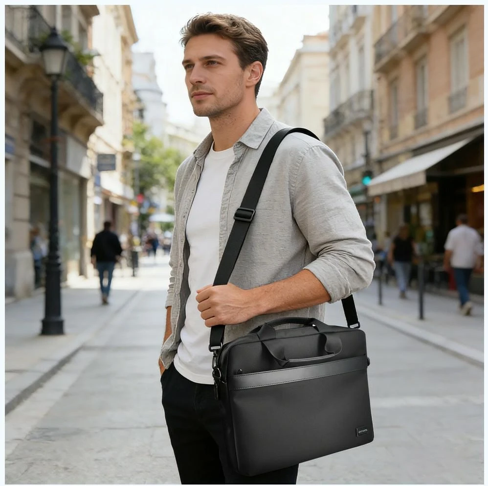 Krepšys na laptopa 4smarts Target Eco Slim 13-14" juoda