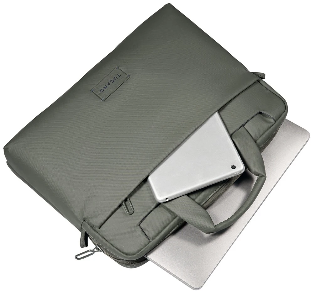 Krepšys Tucano Work Out 5 na laptopa 14" Macbook žalia