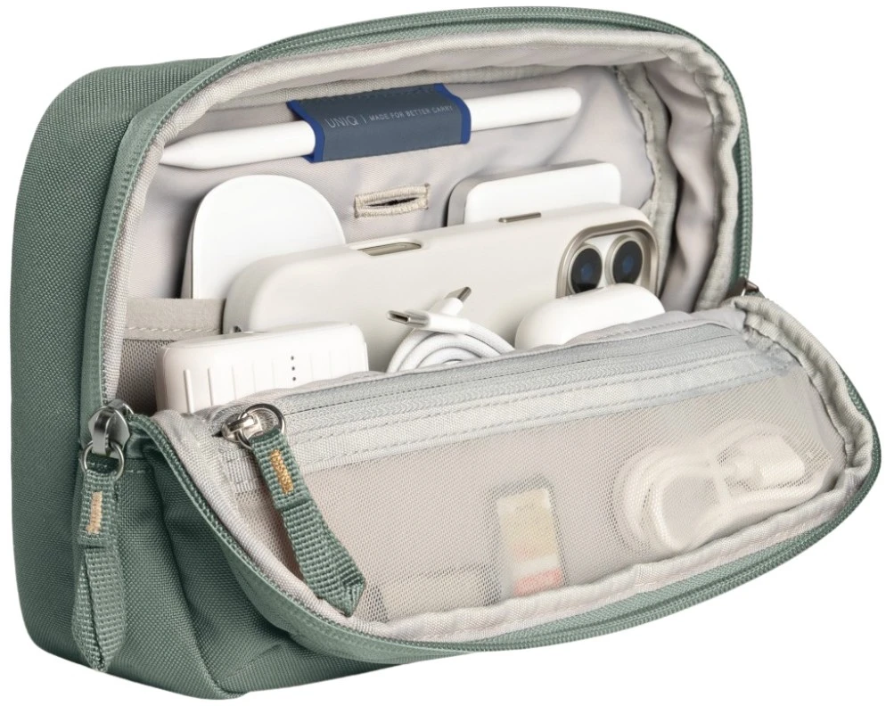 Krepšys UNIQ Denver Tech Kit Pouch 2.5L žalia
