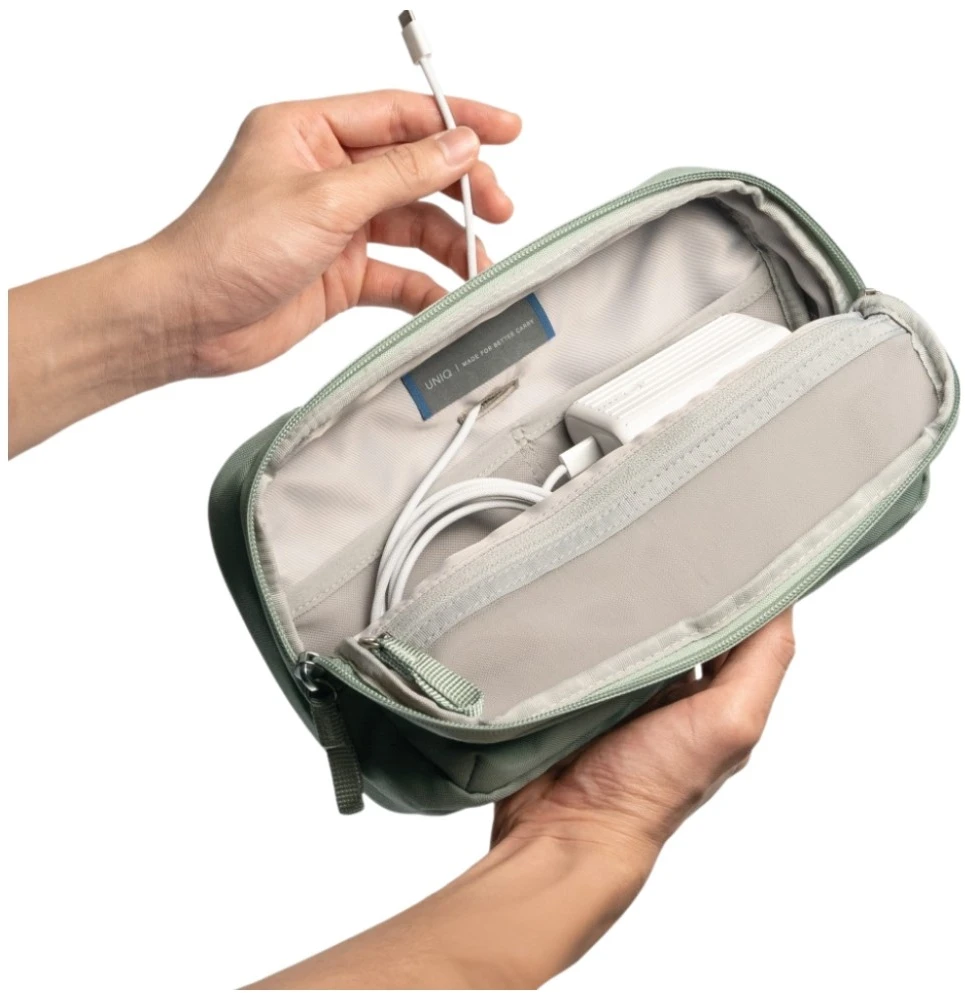 Krepšys UNIQ Denver Tech Kit Pouch 2.5L žalia