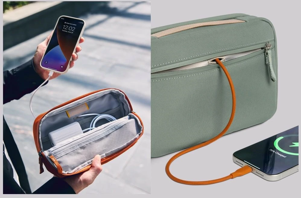 Krepšys UNIQ Denver Tech Kit Pouch 2.5L žalia