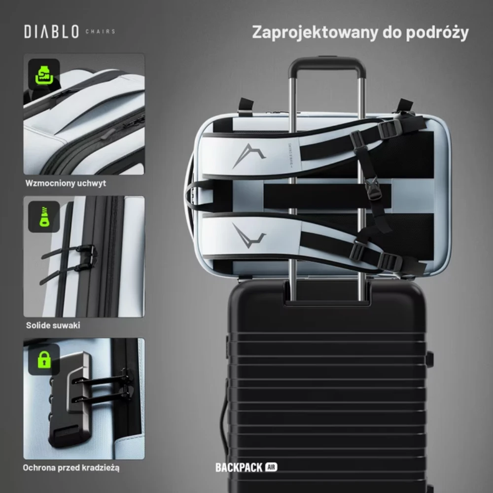 Kuprinė Diablo Chairs Backpack Air pilka