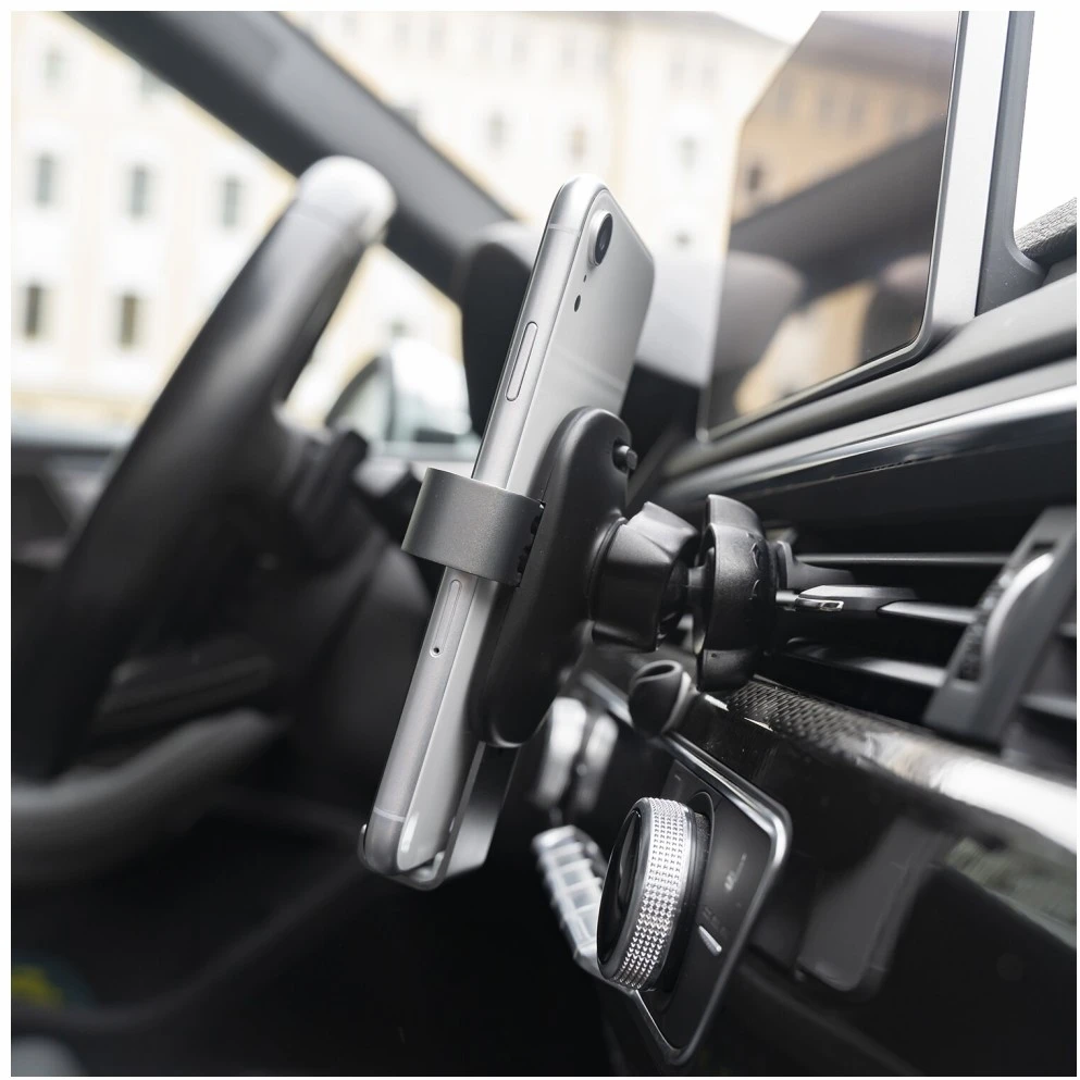 Dėklas Trixie 4Smarts Car Holder Grabber 2.0 pilkas / juodas (pilkas / juodas)