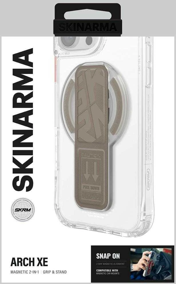 Magnetinė rankenėlė Skinarma Arch XE Phaze Smart Grip-Stand šampaninė