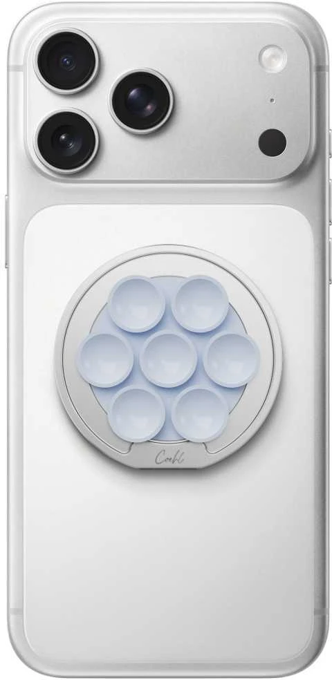 Laikiklis magnetinis UNIQ Coehl Luna su mirrorkiem i suck cup mėlyna